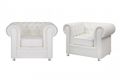 Кресло Честер белое