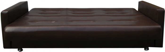 Диван Аккорд 140 коричневый пружинный блок Боннель