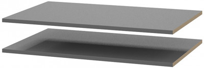 Комплект полок Берген ПРО серый графит