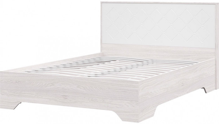 Кровать с подъемником Сальма КР 026 (1682х970х2136) анкор/белый глянец