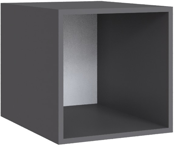 Модульная гостиная Мадрид, композиция 6, Белый/Графит серый