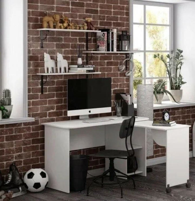 Письменный стол ПС-03 белый