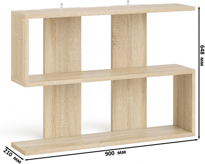 Мори компьютерный стол МС-1 правый + Комод МК1200.8 + Полка 900, дуб сонома