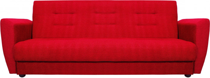 Диван Лира 140 красный ППУ