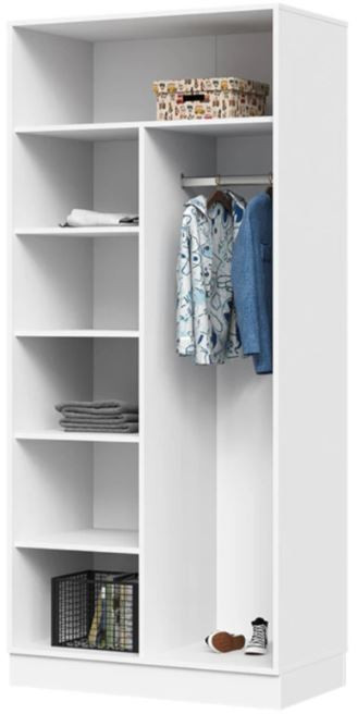 ТУРБО ШК 01 Шкаф 2х створчатый (900х2000х497) корпус белый/шарлиз кашемир/терракота