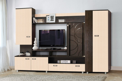 Гостиная Аллегро Вариант 3 (Венге / Белфорт)