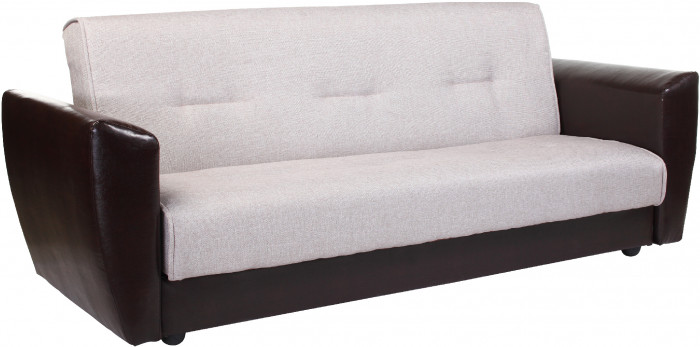 Диван книжка Амстердам 140 рогожка бежевая