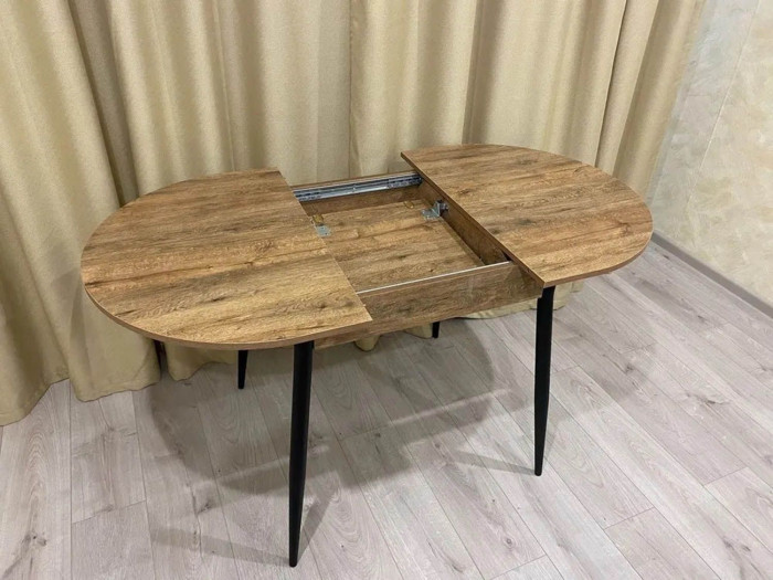 Обеденная группа Стиль-1 / Стул Х 4 шт. / Дуб Веллингтон/черный / бид 08