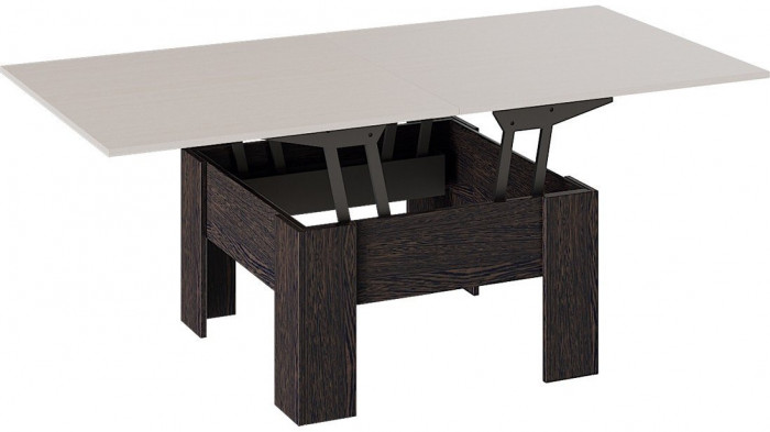 Стол журнальный Тип 10 (Дуб Крафт Белый)