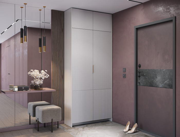 Шкаф 2-х створчатый "Пандора" ШК-01, Кашемир/МФ03