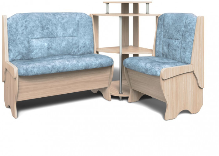 Кухонный набор Лотос ясень светлый/лагуна