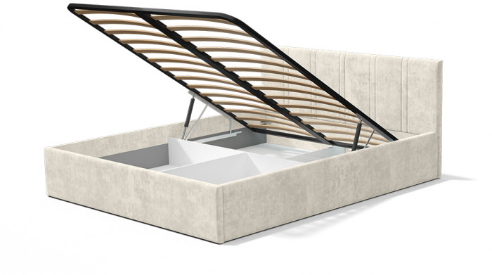 Кровать 1,6 м "Ника" КР-18 Миндаль