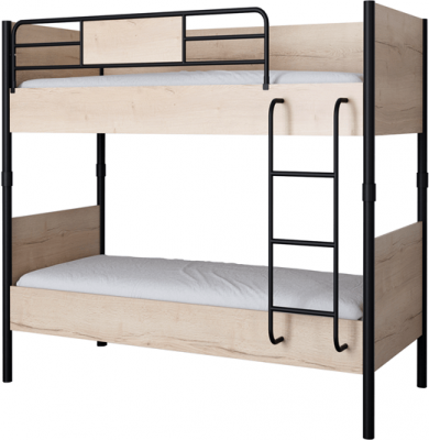 Двухъярусная кровать Дельта Лофт 20.02.02 Натура