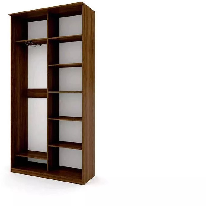 Шкаф купе Модерн 1190х450 2-х дверный 2-х секционный глухой венге