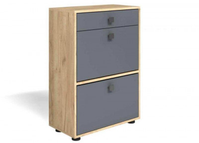 Обувница Мини-Лайт МЛ-7 дуб крафт/графит