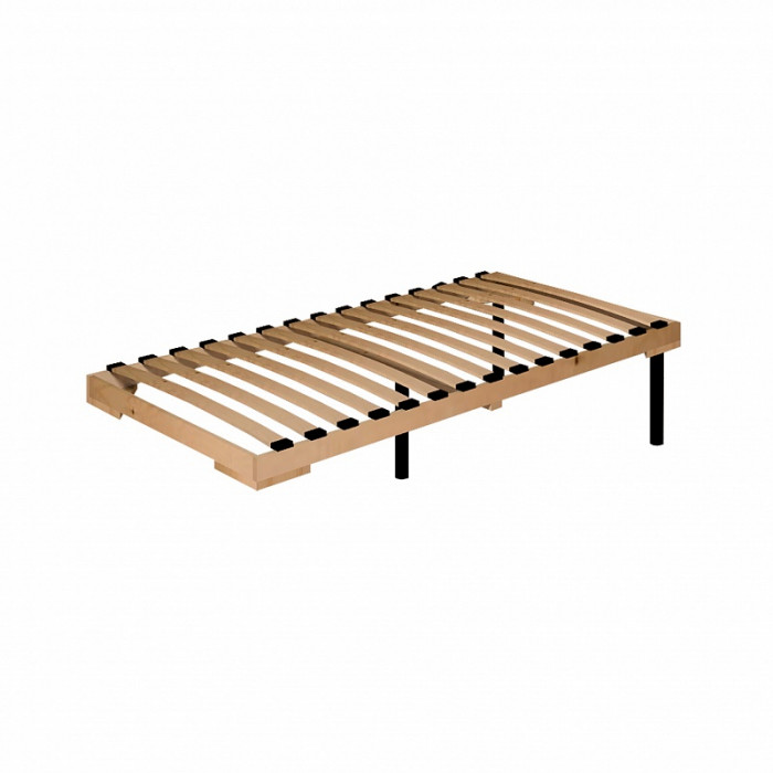 Кровать с ортопедическим основанием (дерево) 90х200 Bauhaus 5, дуб