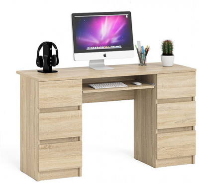 Мори компьютерный стол МС-2, дуб сонома