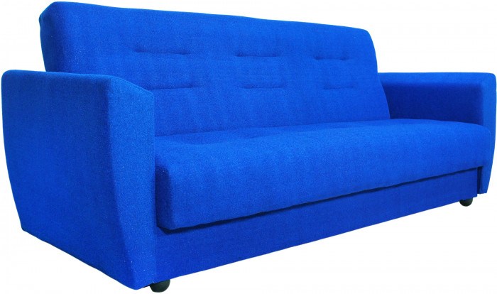 Диван Лира 120 синий ППУ