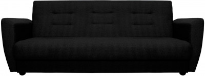 Диван-книжка Лира, 120х190, велюр черный