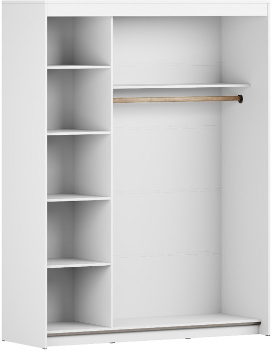 Шкаф-купе Эва ШК-017 1600 мм (Белый)