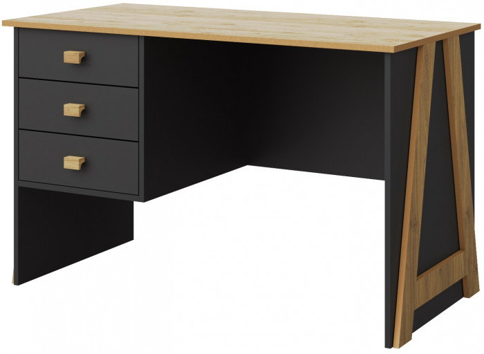 Модульный кабинет "Скандинавия" - Антрацит/Дуб наварра