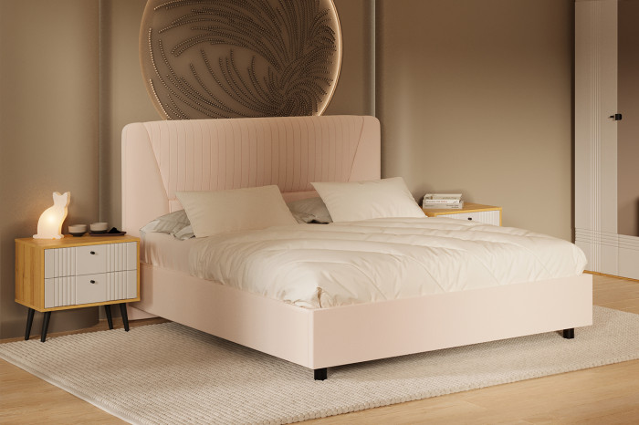 Кровать-11М 2 с подъемным основанием 1600 Вега Саксония