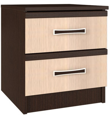 Тумба прикроватная с ящиками Сакура, венге/лоредо