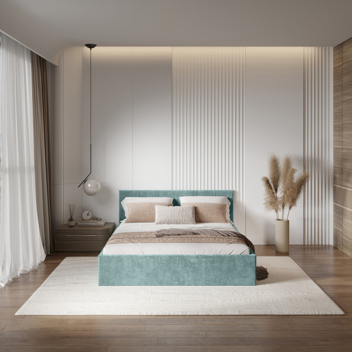 Кровать 1,6 м "Ника" КР-18 Шарли Бриз