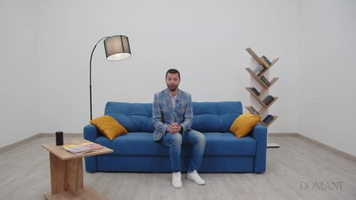 Диван раскладной Брэй коричневый