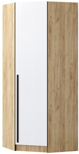 Шкаф Бастион ЛДСП угловой (Белый древесный)