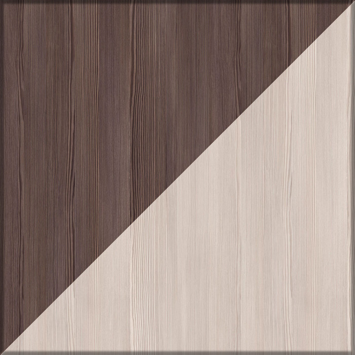 Прихожая 2-3430бод.тем/св Домино - Шкаф для одежды, цвет бодега тёмный/бодега светлый, ШхГхВ 60х36х202 см.