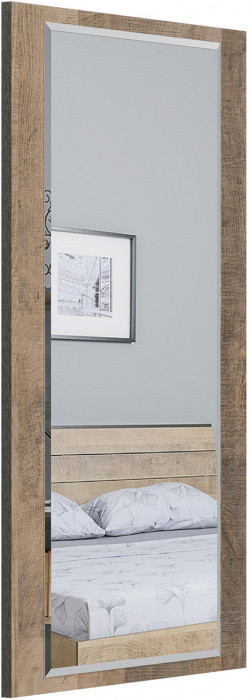 Трувор 15.30 Зеркало, цвет дуб гранж песочный/интра, ШхГхВ 50х2х84 см., может крепиться или горизонтально или вертикально
