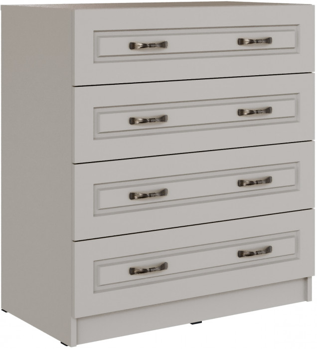 Комод с 4-мя ящиками Апполия, Кашемир/Сантьяго софт