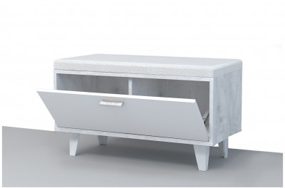 Модульная прихожая ЭГО 2 (Крафт золотой / Камень темный)