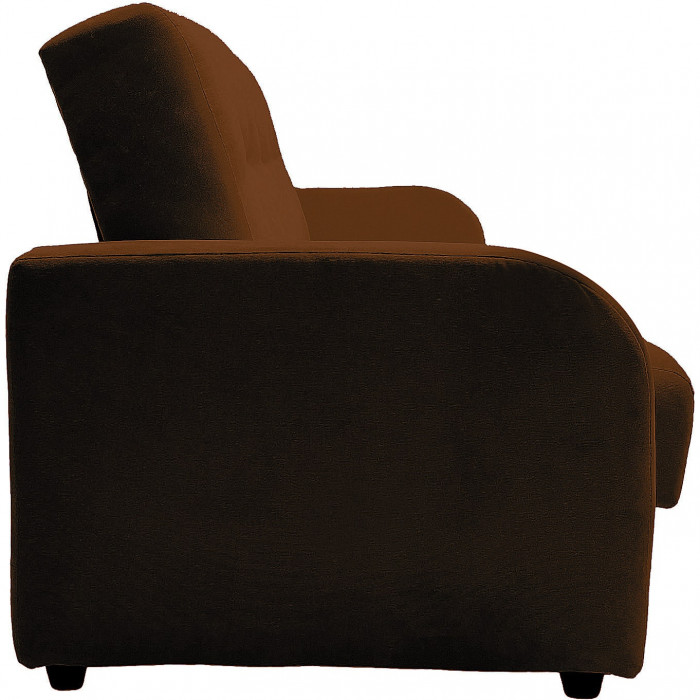 Диван-книжка ЛОНДОН коричневый 120 ЛЮКС, пружинный блок Боннель