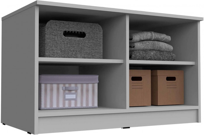 Челси Антресоль-тумба универсальная (Графит, Графит)