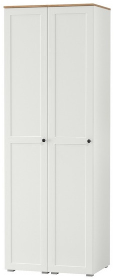 Остин 13.225 Шкаф-пенал 2 шт., белый шагрень/дуб крафт золотой