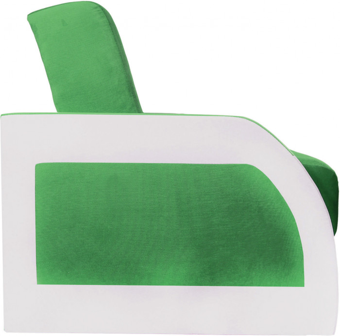 Диван-книжка Феникс, 120х190, велюр желтый