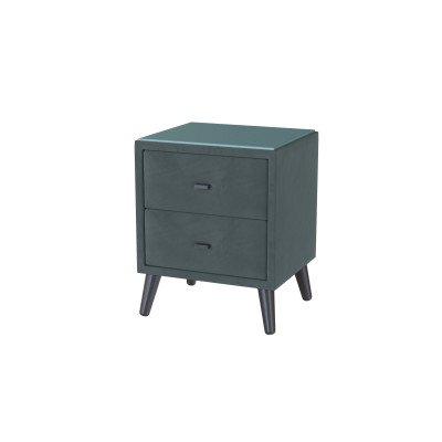 Тумба прикроватная интерьерная Пай серый/мдф бриз