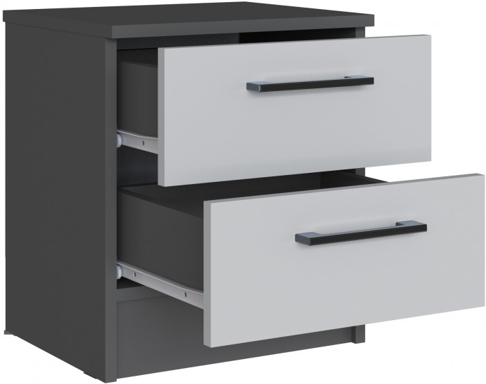 Спальня Вегас, композиция 4, Графит серый/Камень серый