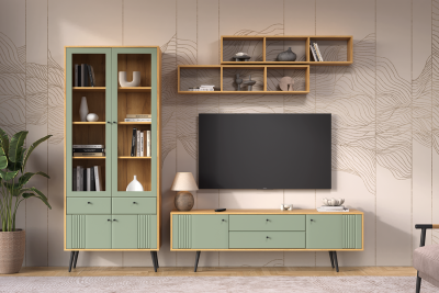 Гостиная "Вега Саксония" (комплект 10) МП