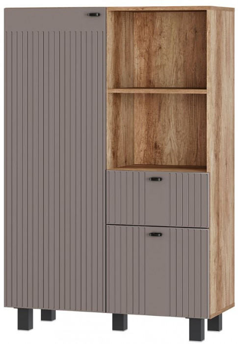 "Олива" ШК-16 шкаф Дуб каньон/Муссон софт MF14