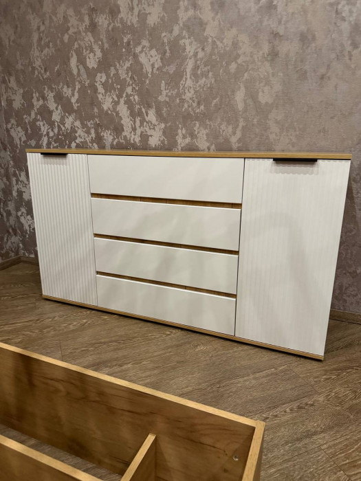 Марвэл Комод 2 двери 4 ящика (1600), Кашемир