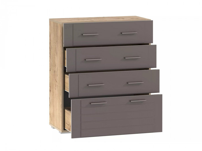 Спальня Livorno 3 дуб бунратти / софт графит