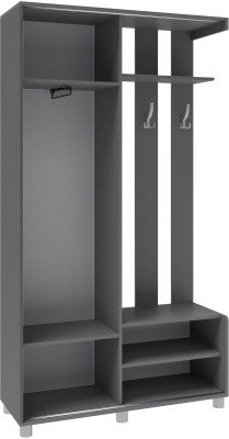 Прихожая Ларго-2, Графит серый