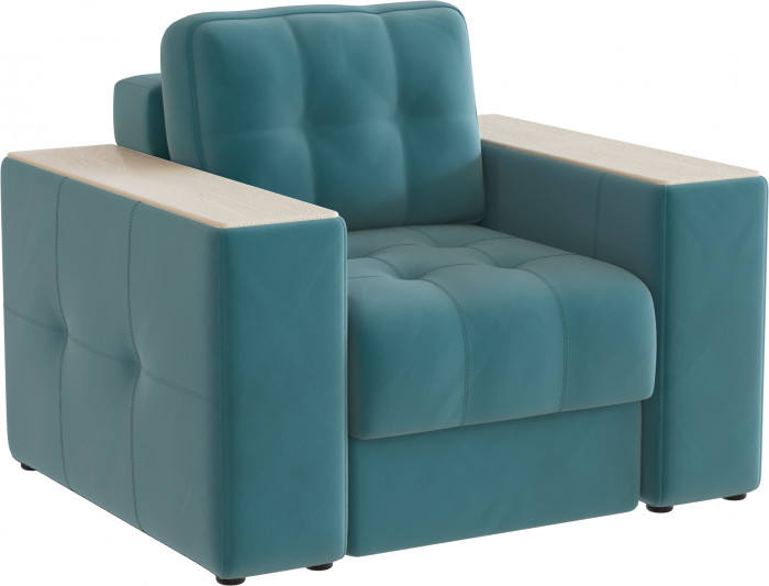 Кресло Нави, Бирюза/Клен кремовый МДФ