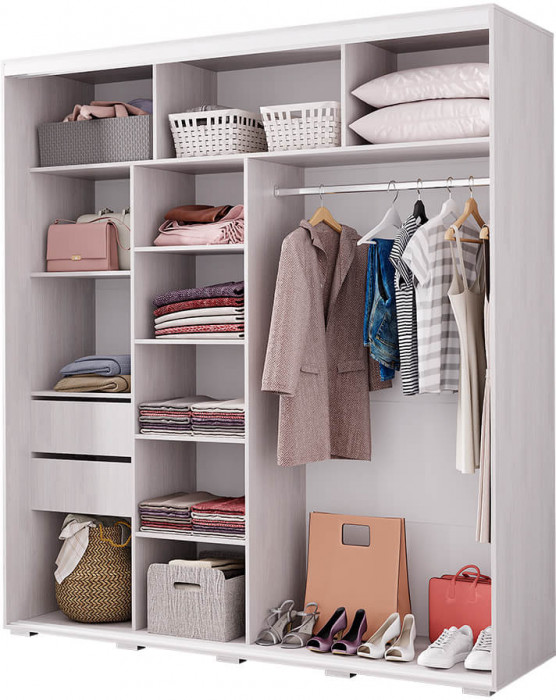 Шкаф-купе Крафт-6, Белый