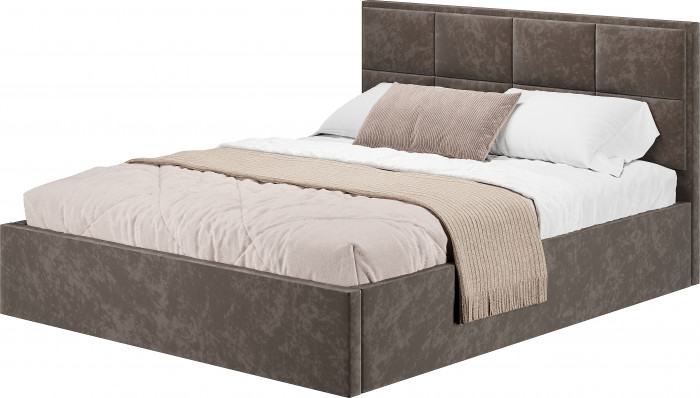 Кровать 160х200 с реечным настилом Линда КР-16, Маренго