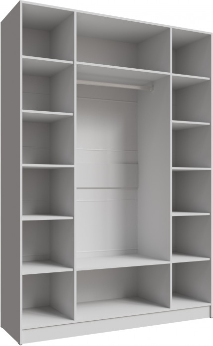 Шкаф Мадрид, композиция 10, Белый/Ателье светлое