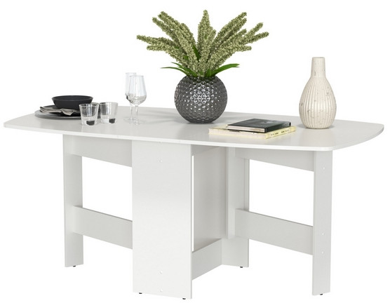 Стол-книжка раскладной 1-65М1бел, белый